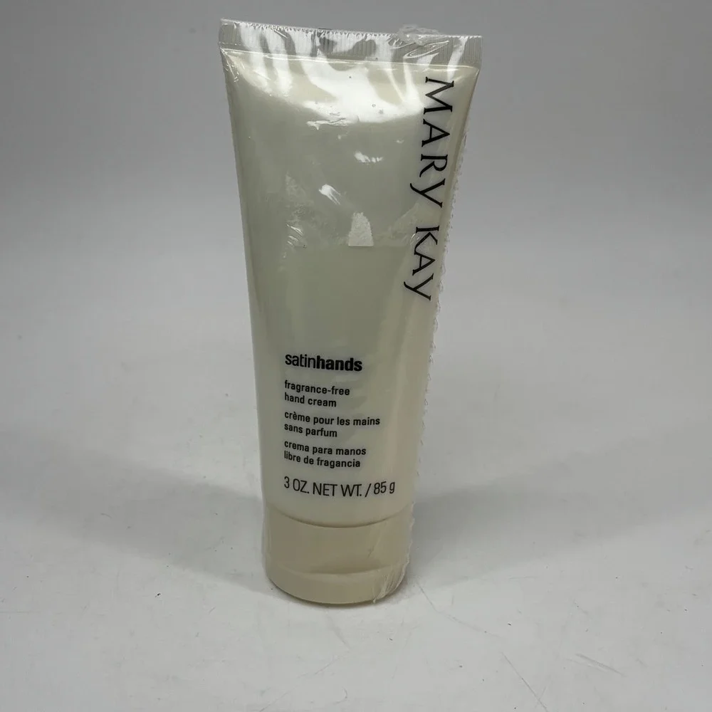 Mary Kay Satin Hands Fragrance-Free Hand Cream 3 oz Moisturizer New Sealed